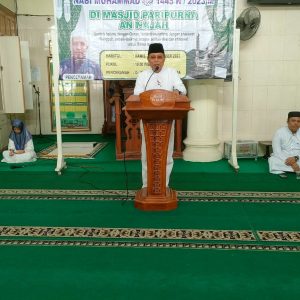 Acara Maulid Nabi Muhammad SAW 1445 H masjid Paripurna Annajah